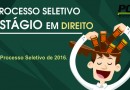 Processo Seletivo de Estágio de 2016